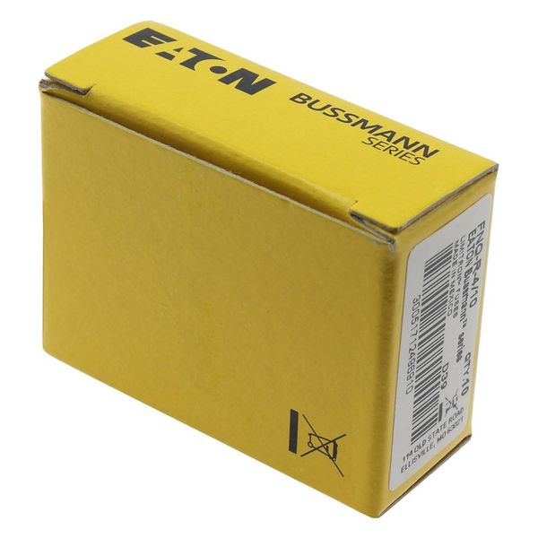 Fuse-link, LV, 0.4 A, AC 600 V, 10 x 38 mm, 13⁄32 x 1-1⁄2 inch, CC, UL, time-delay, rejection-type image 1