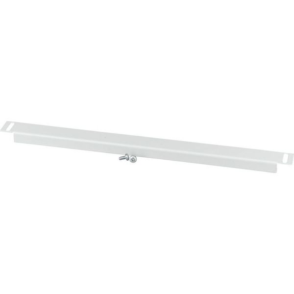 Bottom/Top coverstrip 35mm long, blind, IP20, for 850mm Sectionwidth, grey image 4