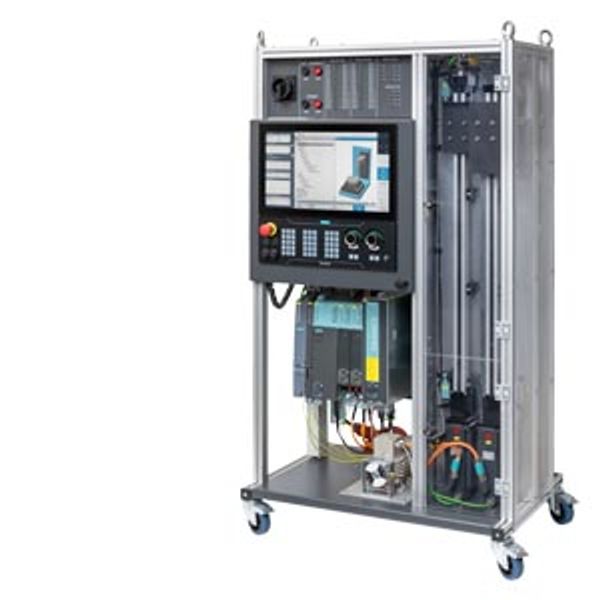 training rack for SINUMERIK ONE the training rack SINUMERIK ONE is suitable for practice-related training of commissioning, operation and programming, as well as maintenance tasks. components: NCU 1750 with SD card export  6ZB2410-0BQ00 image 1