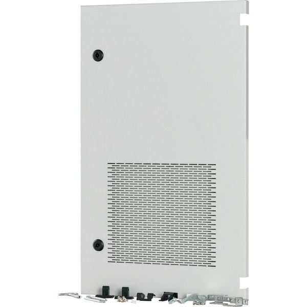 Section wide door, ventilated, right, HxW=700x425mm, IP31, grey image 6