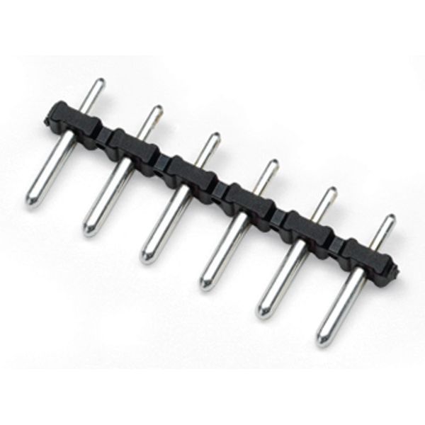 THT male header straight Pin spacing 5 mm black image 2