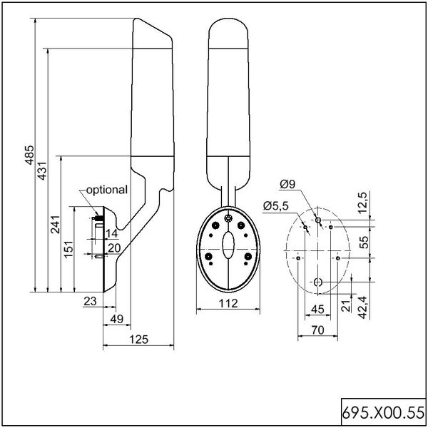 CleanSIGN WM Contin. tone 24VDC GN/YE/RD image 3