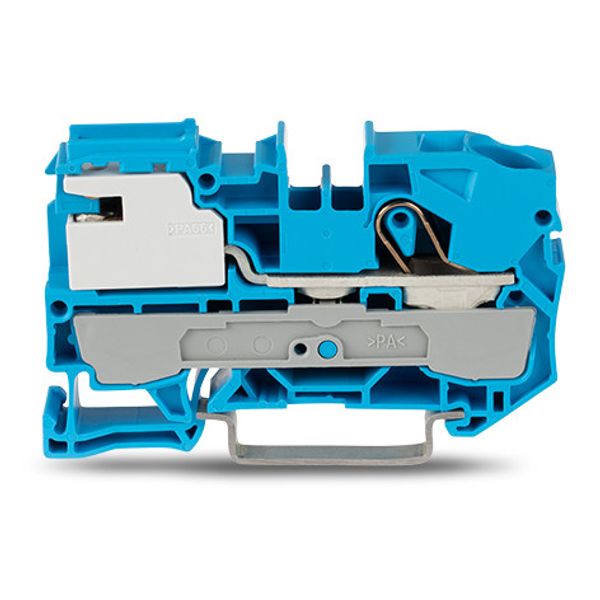 1-conductor N-disconnect terminal block 10 mm² Push-in CAGE CLAMP® blu image 3