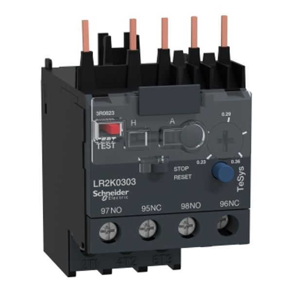 TeSys K - differential thermal overload relays - 0.23...0.36 A - class 10A image 2