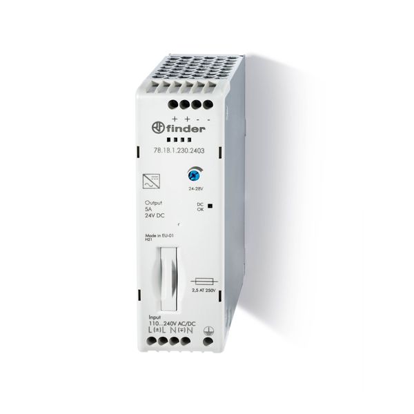 Switch.power suppl.40mm.In.110...240VUC Out.110W 24VDC (78.1B.1.230.2403) image 3