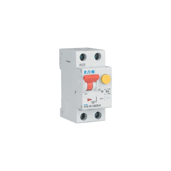 RCD/MCB combination, 10 A, 300 mA, MCB trip characteristic: B, 1p+N, RCD trip characteristic: A image 25