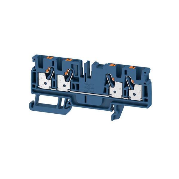 Feed-through terminal block, PUSH IN, 4 mm², 800 V, 32 A, Number of co image 1