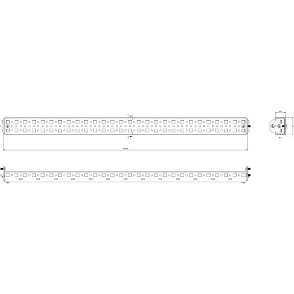 Click-in profiles (pair) length 800 mm image 2