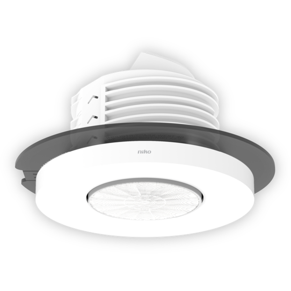 Presence detector P41MR, 230 V, secondary, 12-13 m, for flush mounting image 1