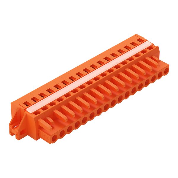 1-conductor female connector CAGE CLAMP® 2.5 mm² orange image 2