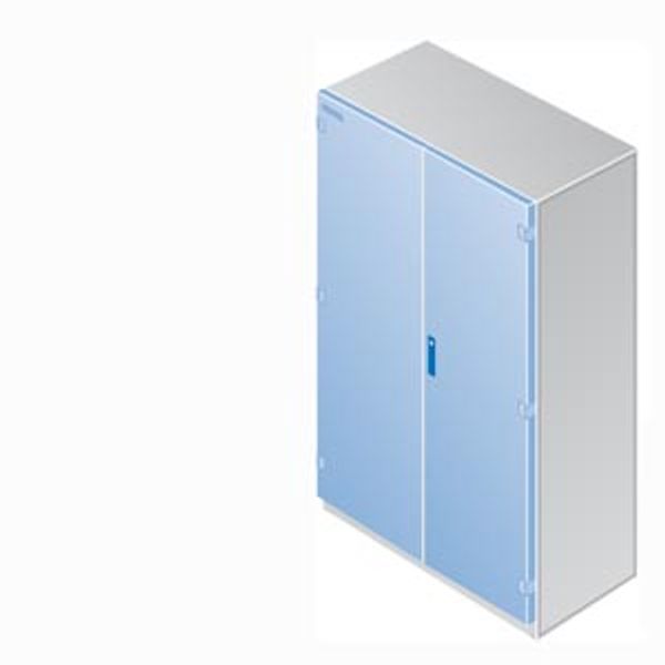 Symmetrically divided double-wing door instead of rear panel HxW=2000x 900 IP54, 8MF3250 image 1