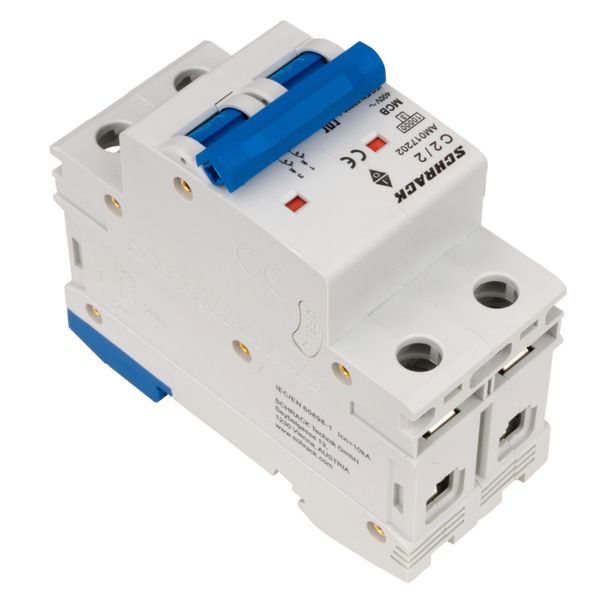 Miniature Circuit Breaker (MCB) AMPARO 10kA, C 2A, 2-pole image 6