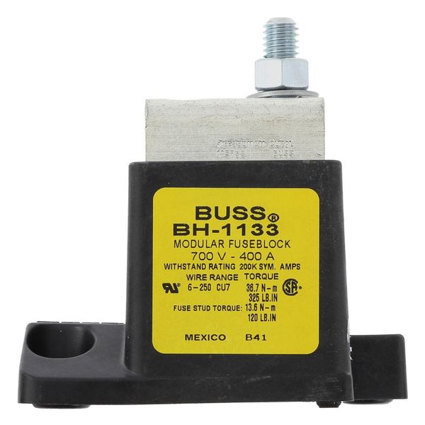 Fuse-block, high speed, 400 A, AC 2500 V, UL image 4