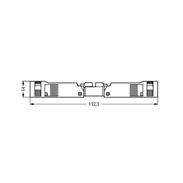 Plug with strain relief housing 3-pole white image 4