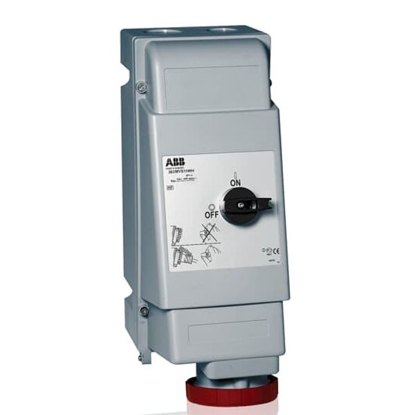ABB563MI6WN Industrial Switched Interlocked Socket Outlet UL/CSA image 1