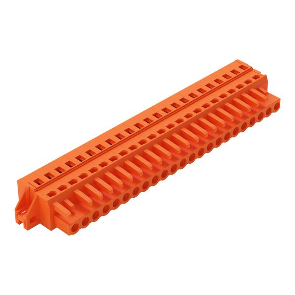 1-conductor female connector CAGE CLAMP® 2.5 mm² orange image 2