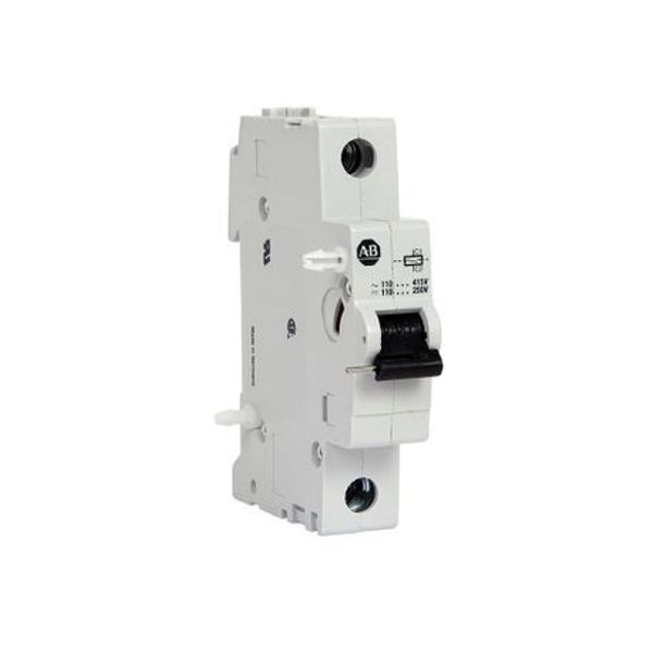 Allen-Bradley 189-AST1 Shunt Trip Module, 1492-SP and 188-J Miniature Circuit Breaker Accessory, 110-415 VAC/110-250 VDC UL and IEC rated, right mount image 1