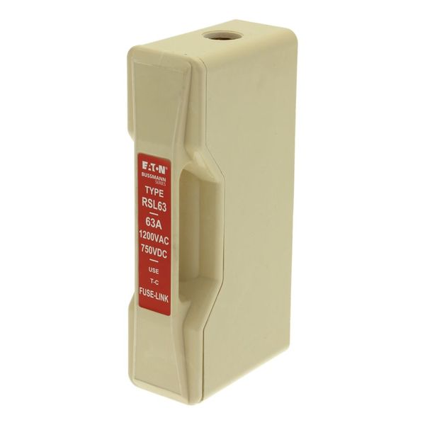 Fuse-holder, high speed, 63 A, AC 1200 V, DC 750 V, 1P, BS, front wire connected image 7
