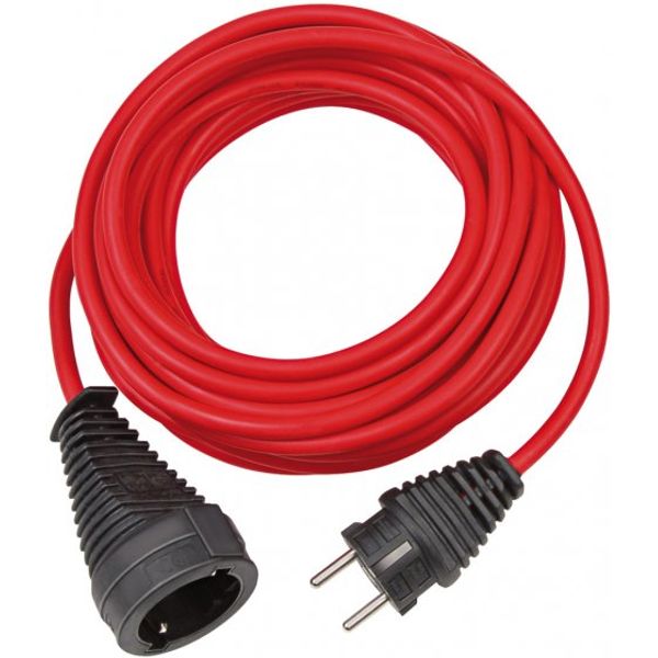 Quality plastic extension cable 10m red H05VV-F 3G1,5 image 1