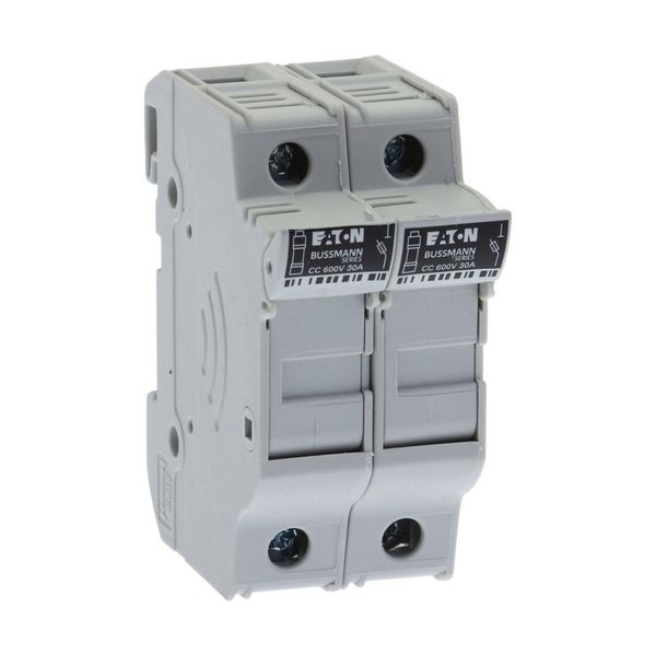 Fuse-holder, LV, 30 A, AC 600 V, 10 x 38 mm, CC, 2P, UL, DIN rail mount image 11