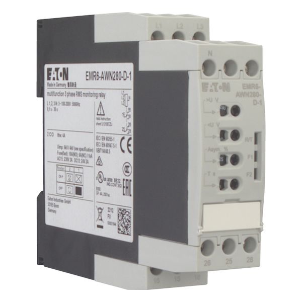 Phase monitoring relays, Multi-functional, 180 - 280 V AC, 50/60 Hz image 12