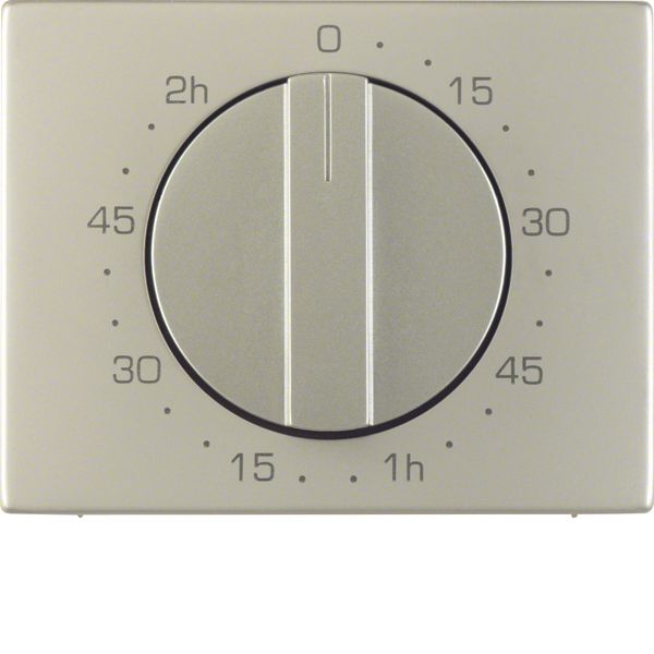 Centre plate for mechanical timer, K.5, stainless steel, metal matt fi image 1