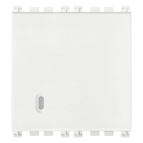 1P 10AX 2-way switch 2M screwless white image 1