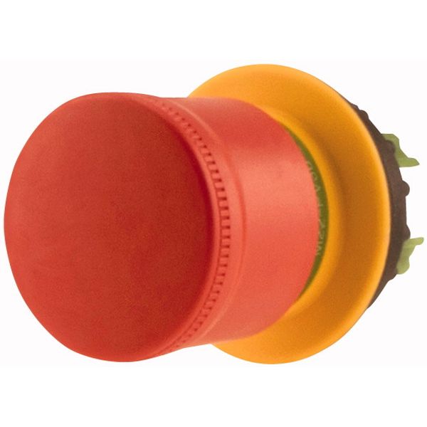 Emergency stop/emergency switching off pushbutton, RMQ-Titan, Mushroom-shaped, 30 mm, Non-illuminated, Pull-to-release function, Red, yellow image 3