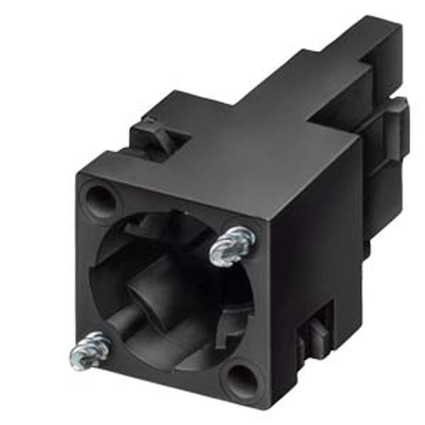 Holder for contact blocks flat connector terminal image 1