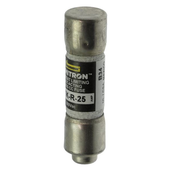 Fuse-link, LV, 25 A, AC 600 V, 10 x 38 mm, CC, UL, fast acting, rejection-type image 4