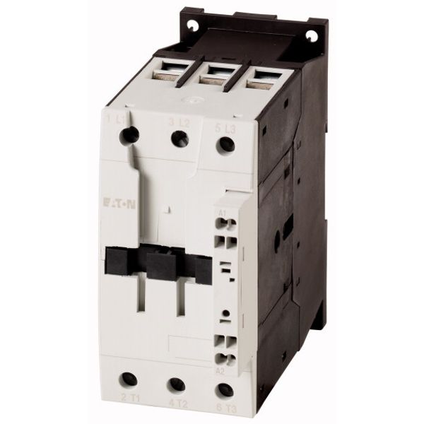Contactor, 3 pole, 380 V 400 V 18.5 kW, 115 V 60 Hz, AC operation, Spring-loaded terminals image 1