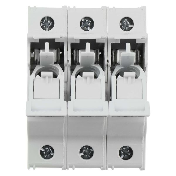 Fuse-holder, LV, 30 A, AC 600 V, 10 x 38 mm, CC, 3P, UL, indicating, DIN rail mount image 28