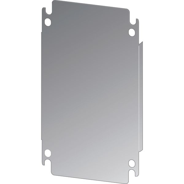 Mounting plate, galvanized, for HxW=800x400mm image 3