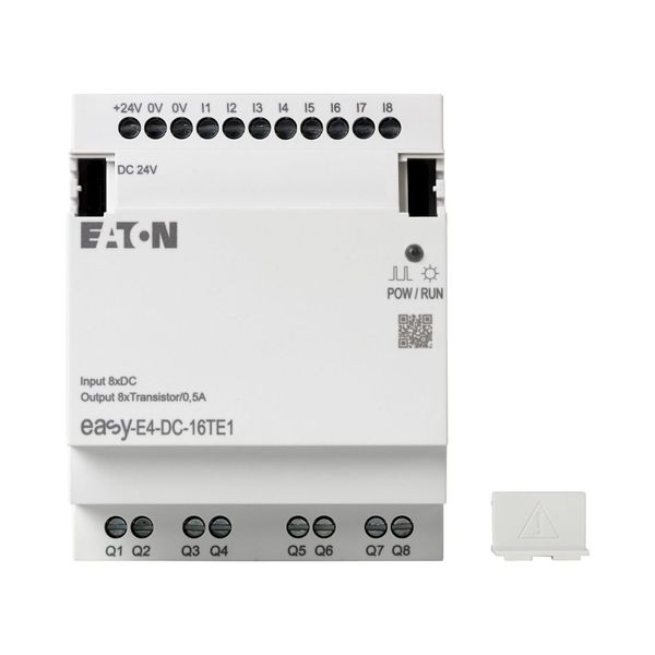 I/O expansion, For use with easyE4, 24 V DC, Inputs expansion (number) digital: 8, screw terminal image 6