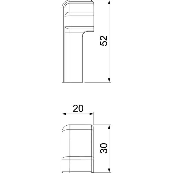 SLT ESre2050 cws End piece right SL-T 20x50 9001 image 2