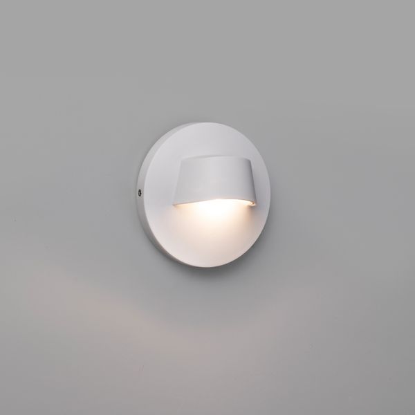 BROW WHITE WALL LAMP LED 3W 3000K image 2