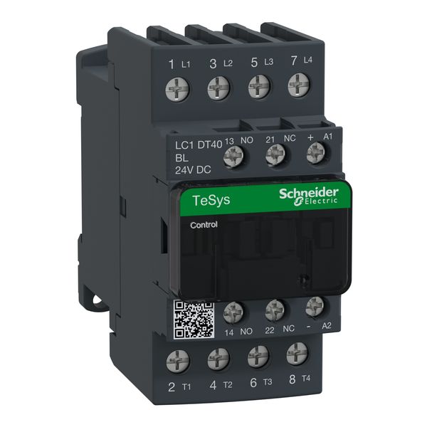TeSys Deca contactor - 4P(4 NO) - AC-1 - = 440 V 40 A - 24 V DC low cons coil image 4