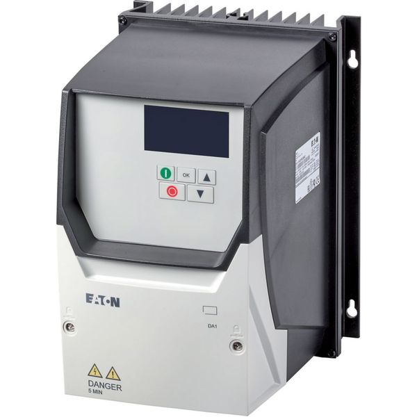 Variable frequency drive, 500 V AC, 3-phase, 6.5 A, 4 kW, IP66/NEMA 4X, OLED display image 1