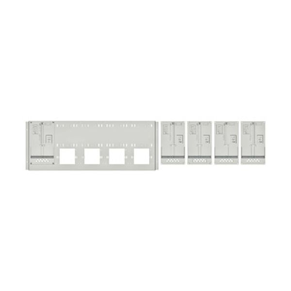 Set Meter box insert 1-row, 5 meter boards / 9 Modul heights image 1