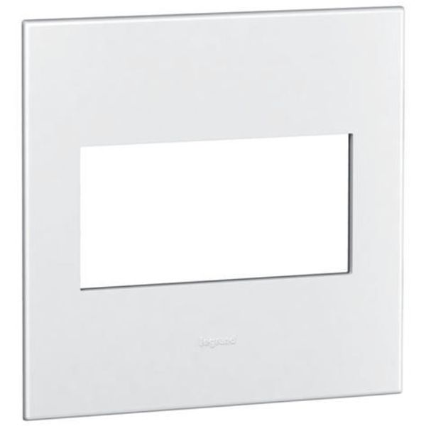 Plate Arteor - American standard - square - 4 modules - 4'' x 4'' - white image 1