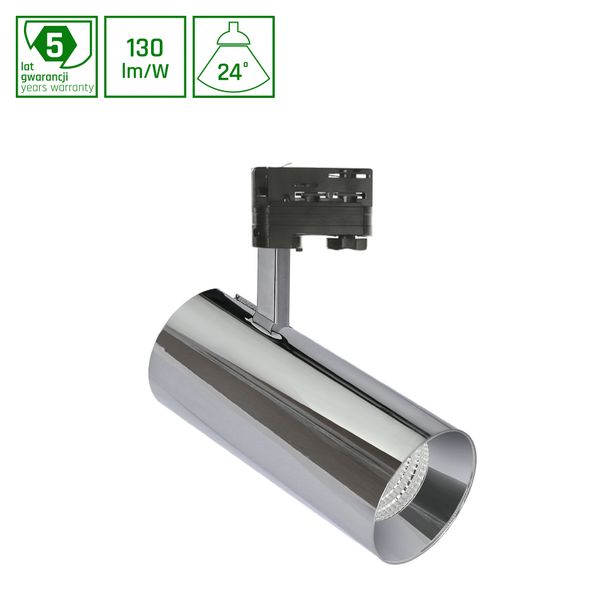 MDR BRANTA METALICA 940 19W 230V 24DEG SILVER image 1