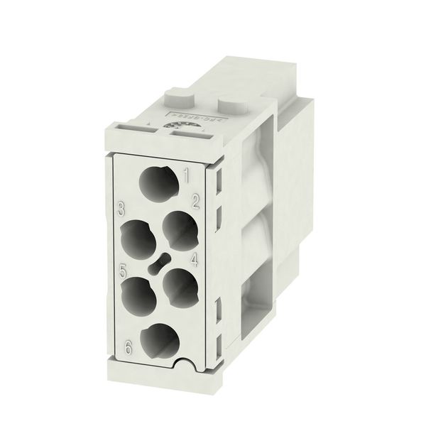 Module insert for industrial connector, Series: ModuPlug, Crimp connec image 1