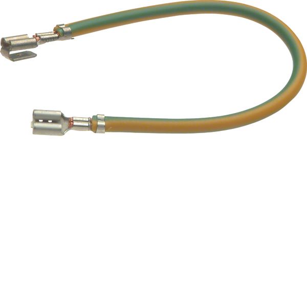 Earth-cable plugable length 150mm green-yellow image 1