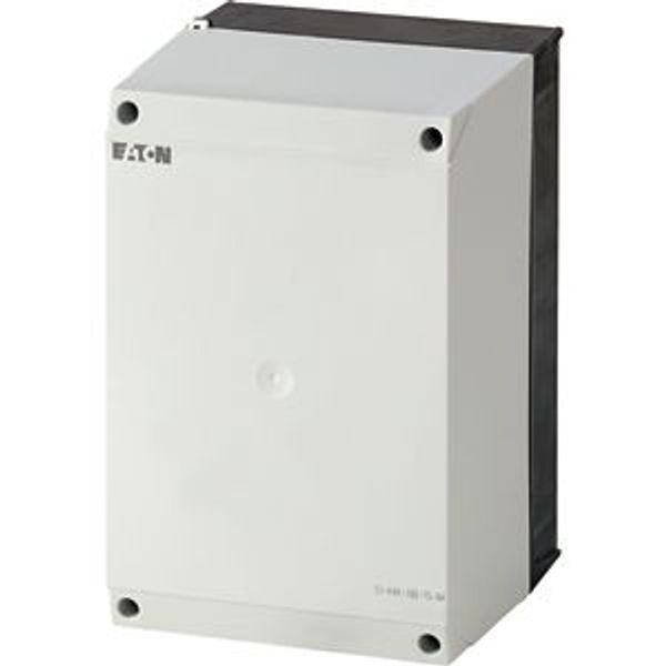 Insulated enclosure, HxWxD=240x160x160mm, +mounting rail, NA type image 2