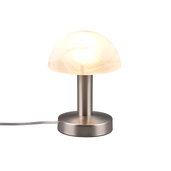Fynn II table lamp 21 cm E14 brushed steel image 1