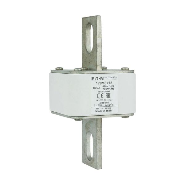 Fuse-link, high speed, 800 A, AC 690 V, size 3, 67 x 92 x 155 mm, aR, IEC, UL image 4