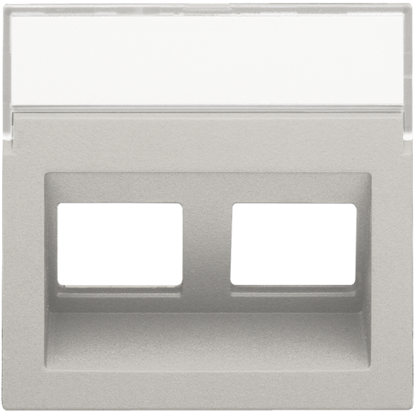 Central plate data 2x RJ oblique output, light grey image 2