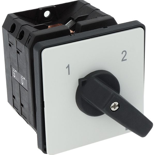 Multi-speed switches, T5B, 63 A, flush mounting, 2 contact unit(s), Contacts: 4, 90 °, maintained, Without 0 (Off) position, 1-2, Design number 39 image 37