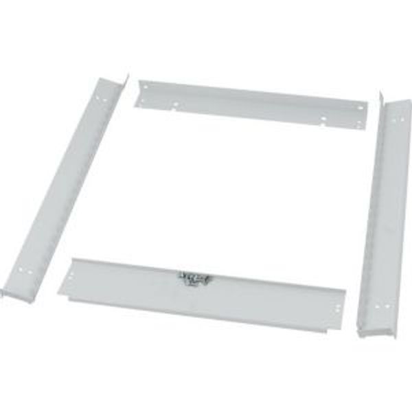 Mounting frame, fix, XE, HxW=2000x425mm, grey image 4