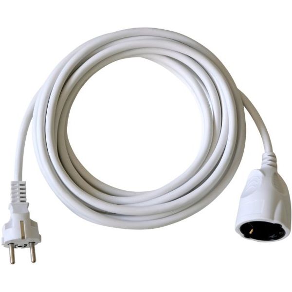 Plastic Extension Cable White 5m H05VV-F 3G1,5 image 1